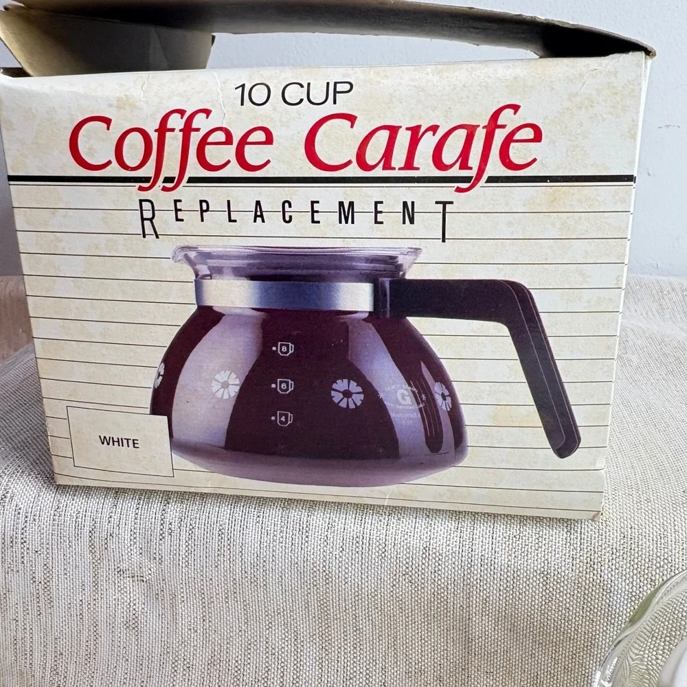Gemco Brand 10 Cup Glass Coffee Carafe Replacement Heat Resistant Made USA
